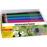 Eberhard Faber 511471 - Buntstifte Colori, Jumbo Buntstifte in ergonomischer Dreikant Form