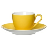 Ritzenhoff & Breker Doppio Espressotasse mit Untertasse Gelb