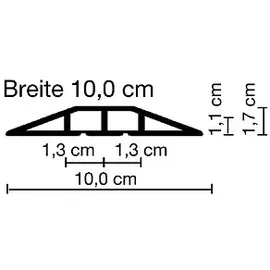 EHA Kabelbrücke 3 m schwarz
