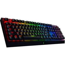 Razer BlackWidow V3 Pro (Green Switch) - Kabellose Mechanische Gaming Tastatur (Klickende Mechanische Switches, RGB Chroma, Handballenauflage, Bluetooth, QWERTZ DE-Layout | Schwarz