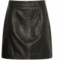 B.YOUNG Lederrock Damen Schwarz 42