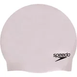 Speedo Plain Moulded Silicone Badekappe grau One Size