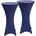 Beautissu Stehtischhusse Blau, 2er Set