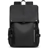 DORRISO Laptop Rucksack Herren Reise Business Rucksäck Diebstahlsicherer Rucksack mit USB-Ladeanschluss Herren-Rucksack Schul College Tasche Wasserdichter für Schüler Studenten Schwarz A L
