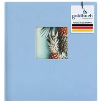 Goldbuch Fotoalbum Bella Vista Trend 30x31 60 weiße Seiten himmelblau