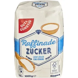 gut & günstig Raffinade Zucker 1KG