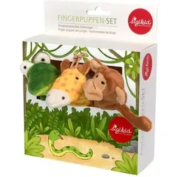 SIGIKID 42493 Fingerpuppenset Dschungel Soft Play