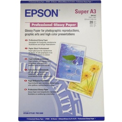 Epson Professional Glossy Paper S041457 Glanzpapier 329mm x 483mm 20 Blatt 21...