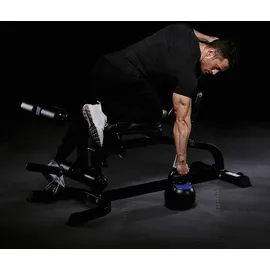 Gorilla Sports Kettlebell verstellbar 16 kg oder 24 kg schwarz / blau