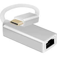 Helos Adapterkabel Ethernet, USB 3.1 Type-CTM St./RJ45 Buchse, PREMIUM,