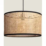 efectoLED Huela 1-flg. 40 cm rund Rattan braun