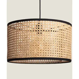 efectoLED Huela 1-flg. 40 cm rund Rattan braun