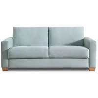 bali Schlafsofa Elisa Cord Grün Mint 160 cm