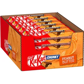 Nestlé KitKat Chunky Peanut Butter Schokoriegel 24x 42,0 g