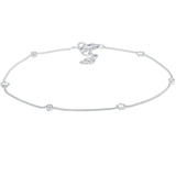 Elli Fußschmuck Sterne mit Kristalle 925