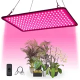 MUPOO Pflanzenlampe LED Pflanzenlicht Vollspektrum Pflanzenleuchte Wachstumslicht, LED Plant Grow Lights mit Ein/Aus-Schalter für Pflanzen Gemüse Blume rosa