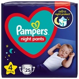 Pampers Night Pants 4, 25 Stück, 9kg-15kg, Pampers Night Pants bieten Rundumschutz