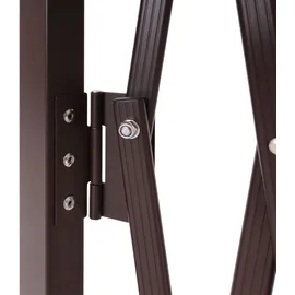 Mendler Absperrgitter 103 x 200 cm Braun Stahl