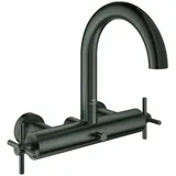 Grohe Atrio Wannenbatterie, 1/2" hard graphite gebürstet (25268AL0)