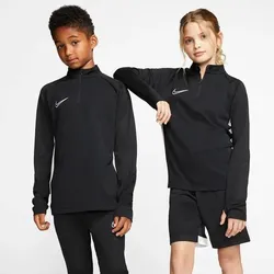 NIKE Jungen Fußball Sweatshirt "Dri-Fit Academy, Schwarz, XS
