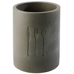 APS ELEMENT Besteckständer/ Besteckbehälter, Ø 11 cm, H: 14 cm, mit möbelschonenden Unterseite