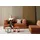 Innovation Living Schlafsofa mit Armlehnen CozyPad Stoff Rust Orange
