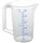 Hünersdorff Messkanne 500 ml, PP, 2 Skalen geschlossener Griff, transparent