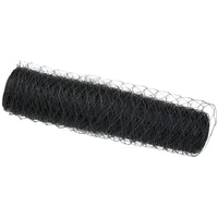VidaXL Sechseckzaun Grau 0.8x10 m Stahl