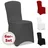 DETEX DETEX® 6er Set Stretch Hussen Grau Überwurf Rückenlehne