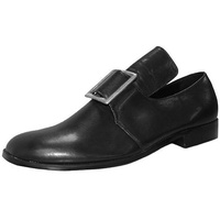 Historische Schnallenschuhe - Halbschuhe schwarz mit Schnalle - Schuhgröße: 46-47