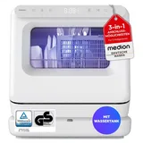 Medion DWT30 Tischgeschirrspüler (freistehend, 3 Maßgedecke, 598 mm, Weiß)