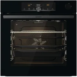 GORENJE Backofen "BPSA 6747", A+ (A+++-D), schwarz, B:59,5cm H:59,5cm T:56,4cm, Backöfen, Pyrolyse, 2fach Teleskopauszug, Wassertank für Dampf, AirFry-Funktion