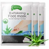 ALIVER Fußmaske Fußpflege Anti Hornhaut Socken mit Aloe Aliver, 3-tlg., Aloe vera