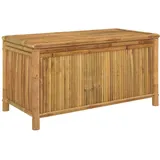 furnicato Gartentruhe 110 x 52 x 55 cm Braun