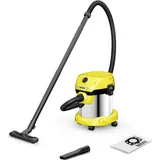 Karcher Kärcher V-15/4/18 15 l Trommel-Vakuum Trocken 1000 W Staubbeutel - Yellow / Black