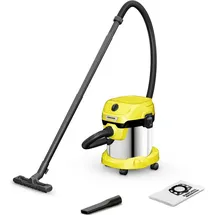 Karcher Kärcher V-15/4/18 15 l Trommel-Vakuum Trocken 1000 W Staubbeutel - Yellow / Black