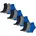 12er Pack Blau/Grau/Schwarz 43-46