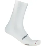 Castelli Espresso 18 Sock - XXL weiß/grau