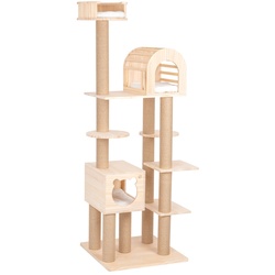 VOSS.pet Kratzbaum Theo - Premium Massivholz Katzenkratzbaum