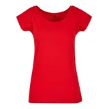 Build Your Brand Damen T-Shirt Ladies Wide Neck Tee cityred 5XL - 5XL