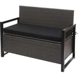 MCW MCW-F39 2er Sitzbank 120 x 60 x 85 cm Grau