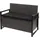 MCW MCW-F39 2er Sitzbank 120 x 60 x 85 cm Grau