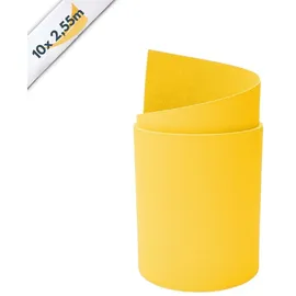 zaunzu® Sichtschutzstreifen 2,55 m gelb PP 10 St.