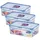 Lock & Lock Frischhaltedose 1,0 l 3-teiliges Set