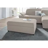 exxpo - sofa fashion Hocker EXXPO - SOFA FASHION "Kyoto Bankhocker mit Staufach unter der Sitzfläche", beige, B:116cm H:45cm T:70cm, Hocker, Polsterhocker
