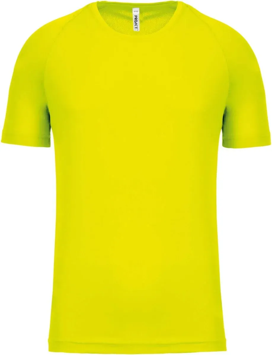 Kariban ProAct Kinder Sport Shirt T-Shirt PA445 fluorescent yellow 8/10