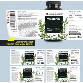 Natural Elements Melatonin Tabletten 365 St.