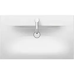 Duravit XViu Waschtisch-Unterschrank XV4610OB143C 80x48cm, 1 Auszug, 1 Hahnloch, champagner matt, Rahmen C, basalt matt