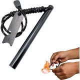 Feuerstahl XXL, Feuerstahl Survival Outdoor, Magnesium Feuerstein Ausrüstung, Ma