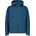 Man Jacket Fix Hood Blau 56